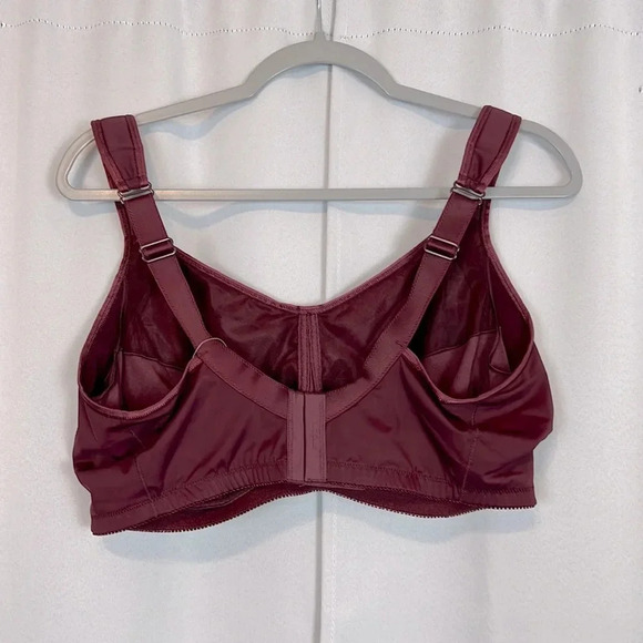 NWT Amoena Isadora Non-Wired Bra - Burgundy Size 42DDD - Picture 2 of 8